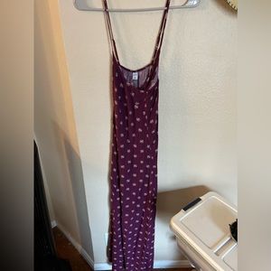 Purple long dress